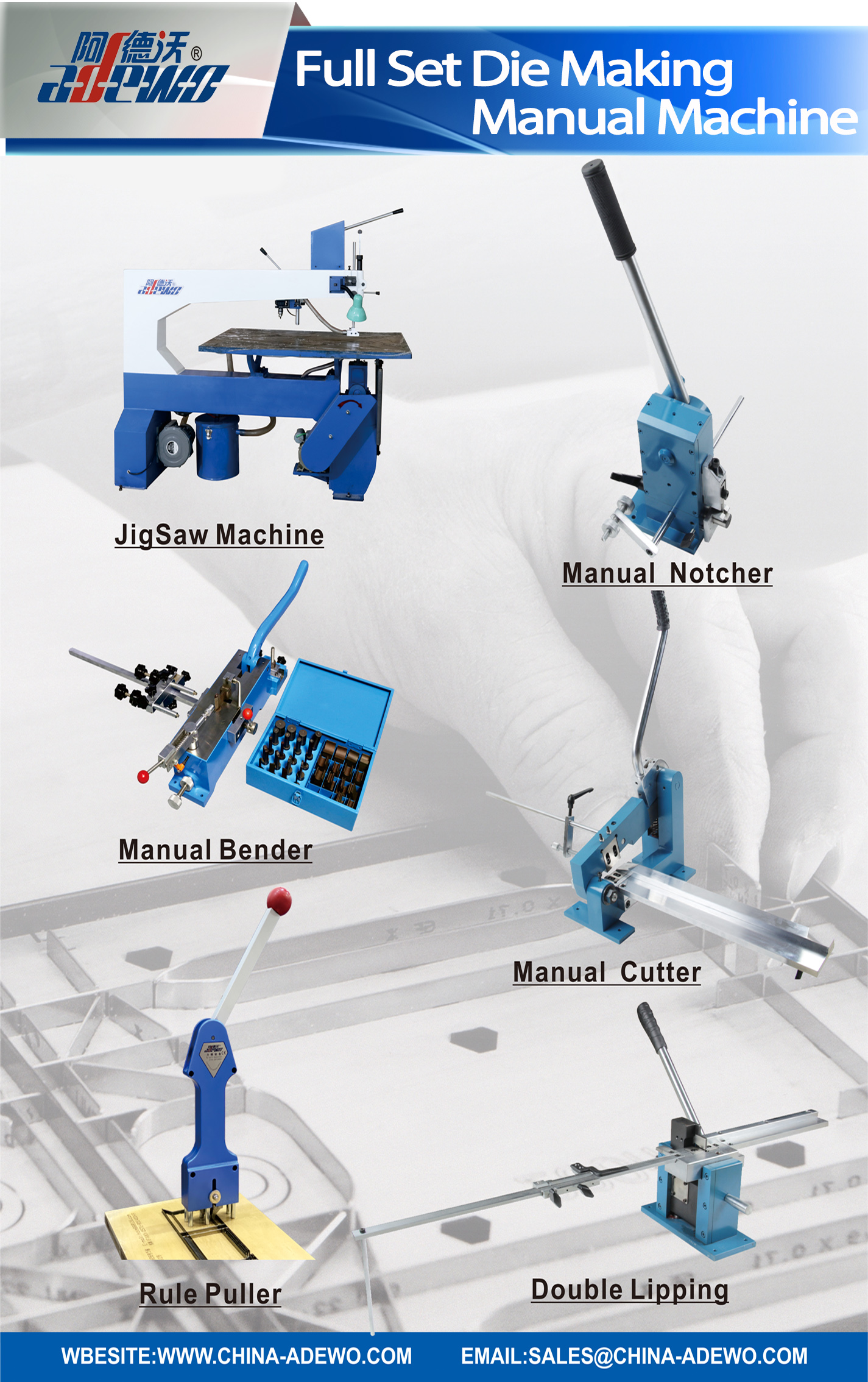 Комплетна ручна машина за израду калупа